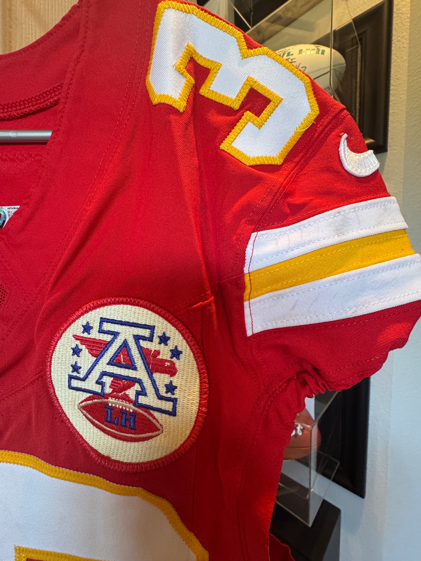 Christian Roland-Wallace GAME-WORN💪09/14/25 Kansas City Chiefs NFL Jersey🎽vs. Philadelphia Eagles🦅