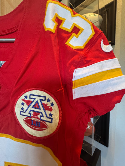 Christian Roland-Wallace GAME-WORN💪09/14/25 Kansas City Chiefs NFL Jersey🎽vs. Philadelphia Eagles🦅