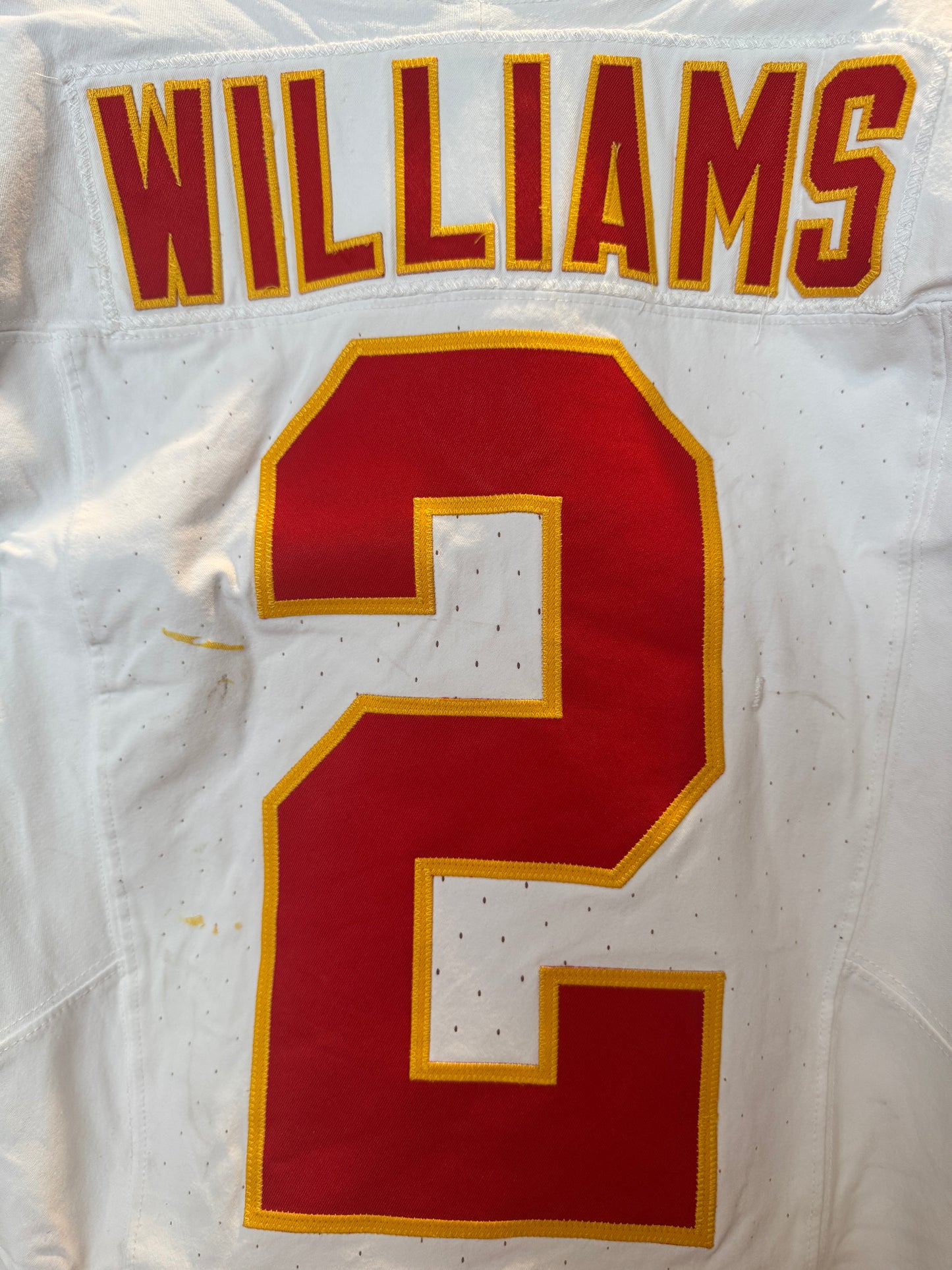 Joshua Williams GAME-USED💪09/05/25 Kansas City Chiefs NFL Jersey vs. Los Angeles Chargers