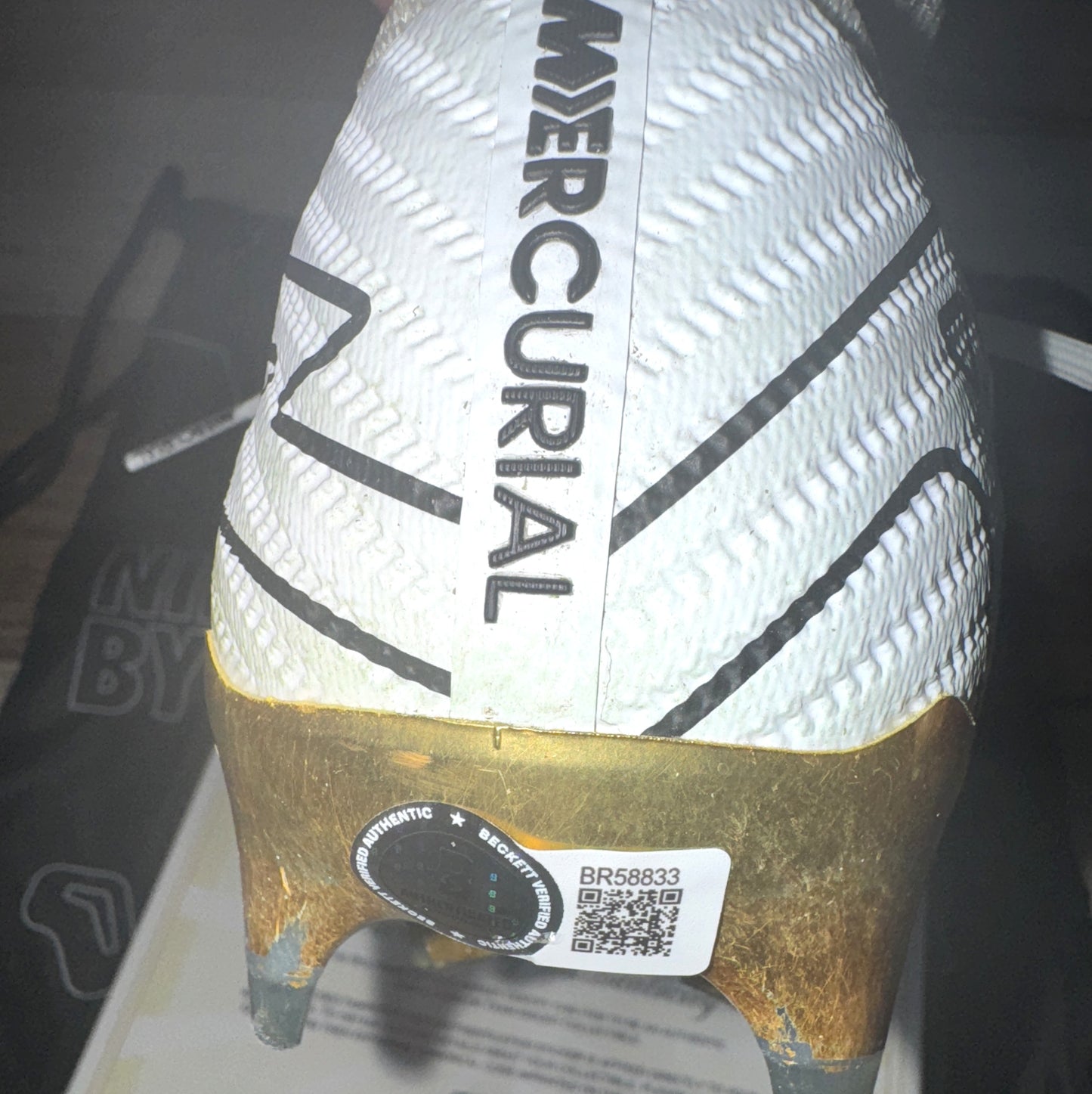 Justin Tucker Signed✍️GAME-WORN💪NFL Cleats👟11/07/24 Baltimore Ravens💜Inscribed. Worn vs Cincinnati Bengals💪
