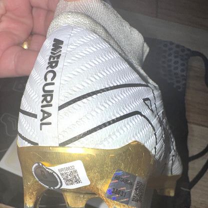 Justin Tucker Signed✍️GAME-WORN💪NFL Cleats👟11/07/24 Baltimore Ravens💜Inscribed. Worn vs Cincinnati Bengals💪