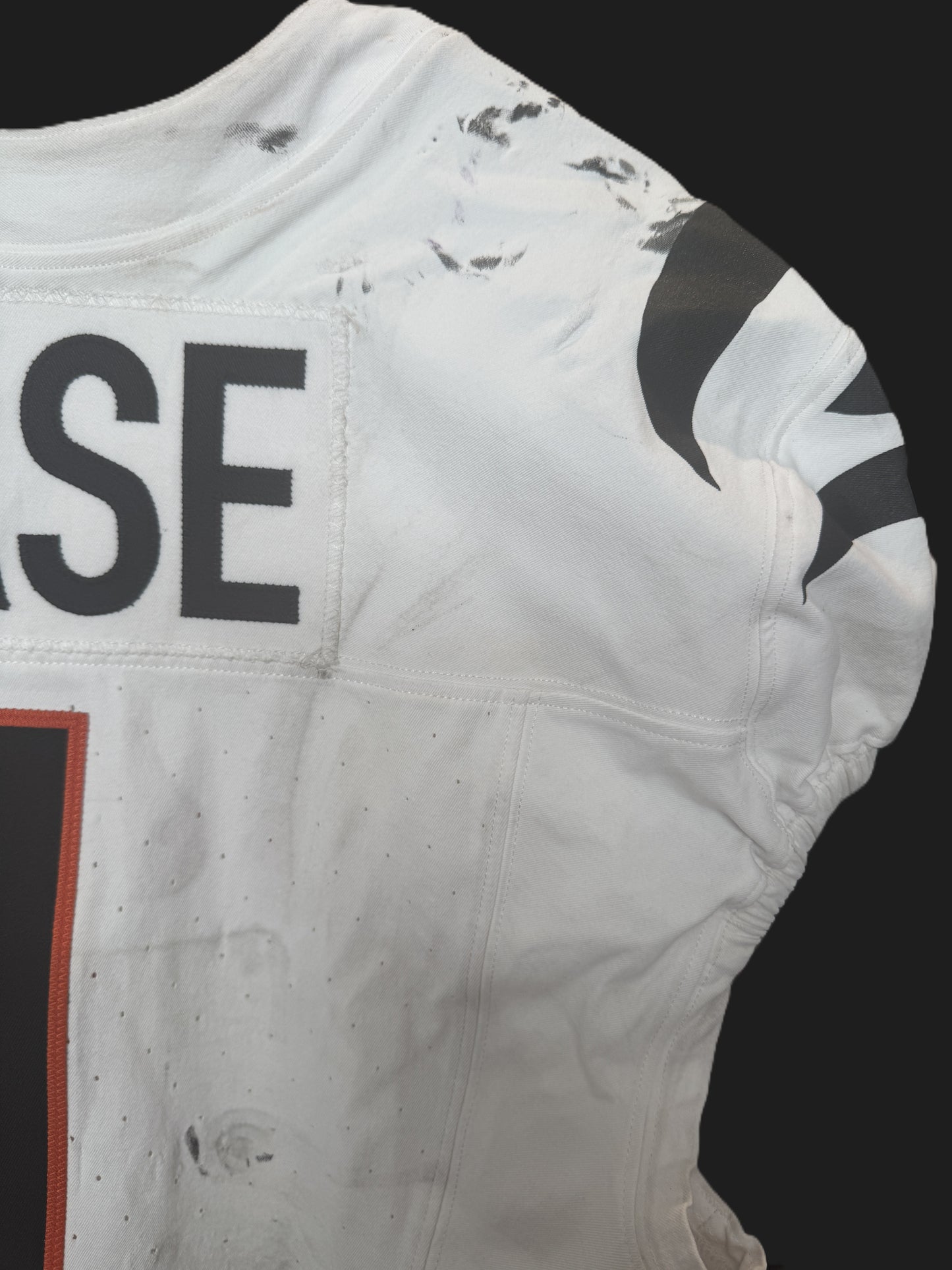Ja'Marr Chase GAME WORN 09/21/2025 💪 PHOTO-MATCHED 📸 Bengals 🐅 NFL Jersey vs.Vikings Inc. Certificate of Authenticity 🛡️