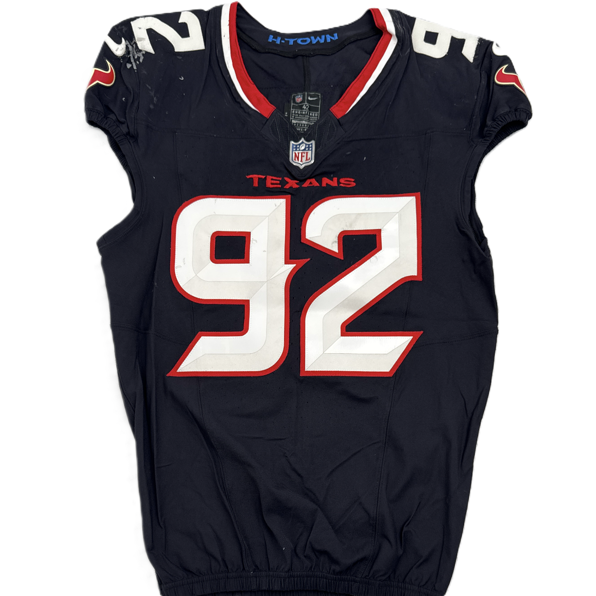 Dylan Horton GAME USED💪09/28/2025 Houston Texans Nike NFL Jersey🎽vs. Tennessee Titans Also includes COA 🛡️
