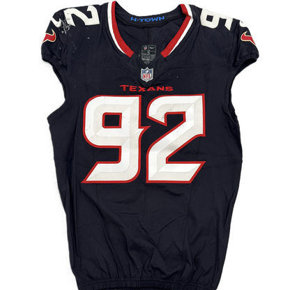 Dylan Horton GAME USED💪09/28/2025 Houston Texans Nike NFL Jersey🎽vs. Tennessee Titans Also includes COA 🛡️