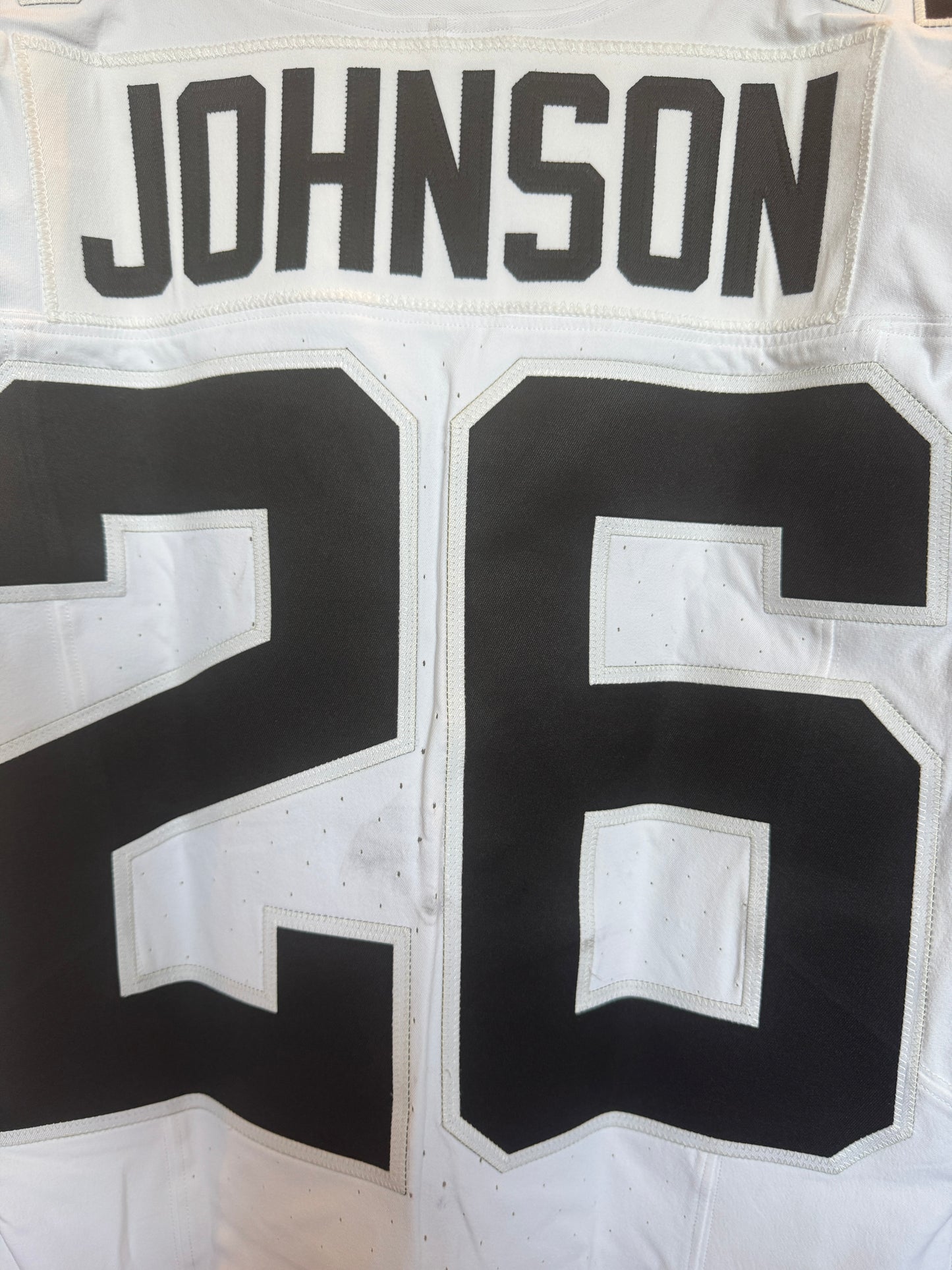 Antonio Johnson GAME USED 💪 10/13/24 Jacksonville Jaguars 🐆 Nike NFL Jersey 👕 vs. Chicago Bears Also includes PSA authentication 🛡️