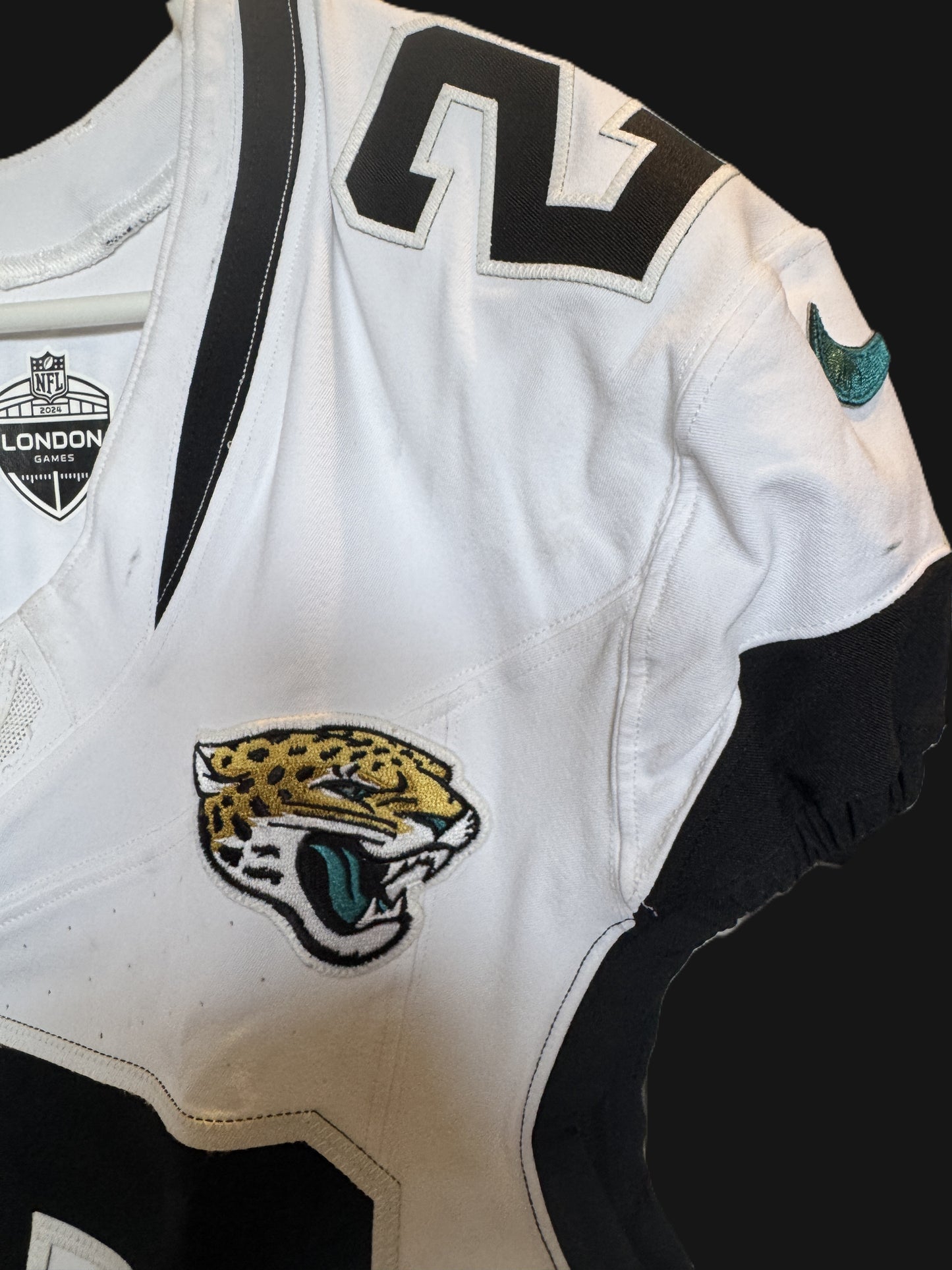 Antonio Johnson GAME USED 💪 10/13/24 Jacksonville Jaguars 🐆 Nike NFL Jersey 👕 vs. Chicago Bears Also includes PSA authentication 🛡️