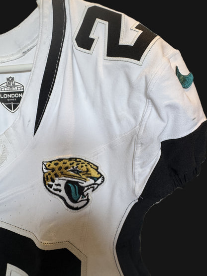 Antonio Johnson GAME USED 💪 10/13/24 Jacksonville Jaguars 🐆 Nike NFL Jersey 👕 vs. Chicago Bears Also includes PSA authentication 🛡️