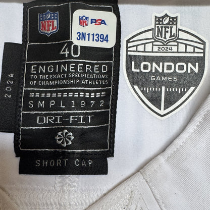 Antonio Johnson GAME USED 💪 10/13/24 Jacksonville Jaguars 🐆 Nike NFL Jersey 👕 vs. Chicago Bears Also includes PSA authentication 🛡️