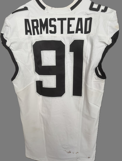 Arik Armstead GAME-USED💪10/13/24 Jacksonville Jaguars🐆NFL Jersey👕vs.Bears🌍