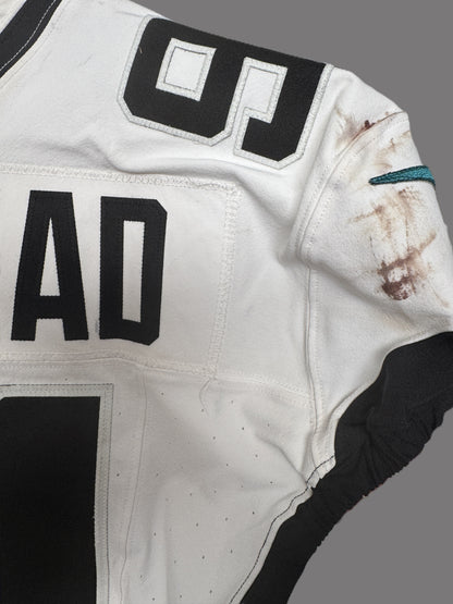 Arik Armstead GAME-USED💪10/13/24 Jacksonville Jaguars🐆NFL Jersey👕vs.Bears🌍