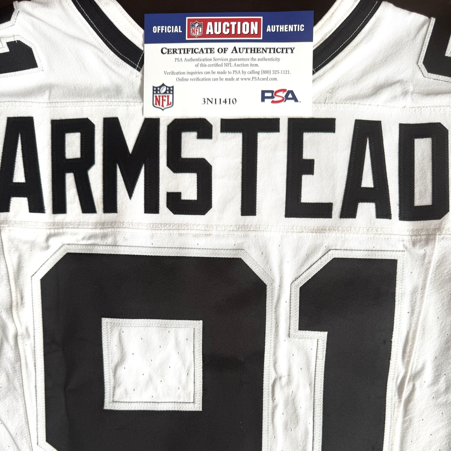 Arik Armstead GAME-USED💪10/13/24 Jacksonville Jaguars🐆NFL Jersey👕vs.Bears🌍