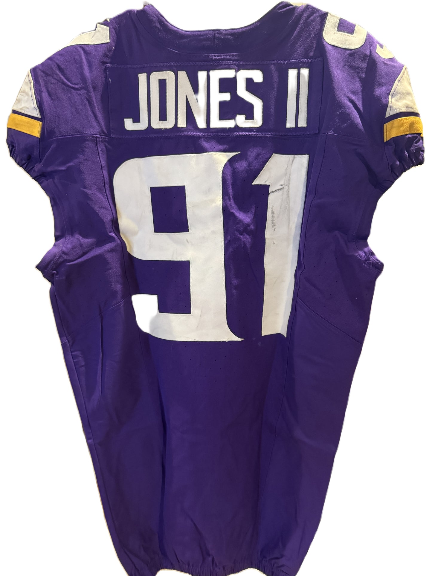 Pat Jones II GAME USED 10/06/24 PHOTO MATCHED 📸 Minnesota Vikings 👕 Jersey vs. New York Jets London Game ✅ Inc. PSA Authenticity