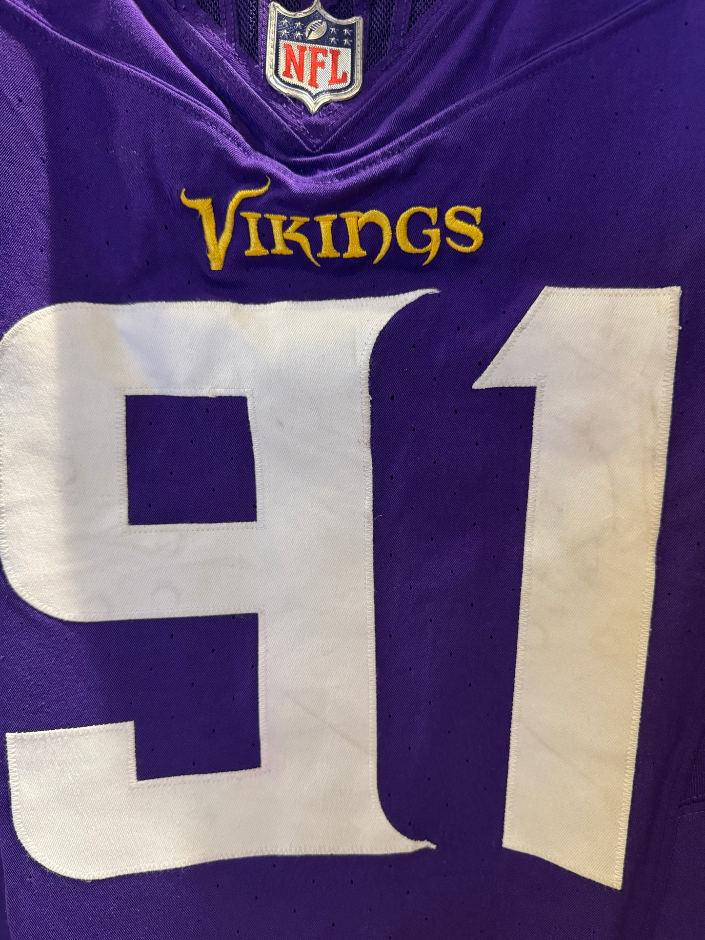 Pat Jones II GAME USED 10/06/24 PHOTO MATCHED 📸 Minnesota Vikings 👕 Jersey vs. New York Jets London Game ✅ Inc. PSA Authenticity