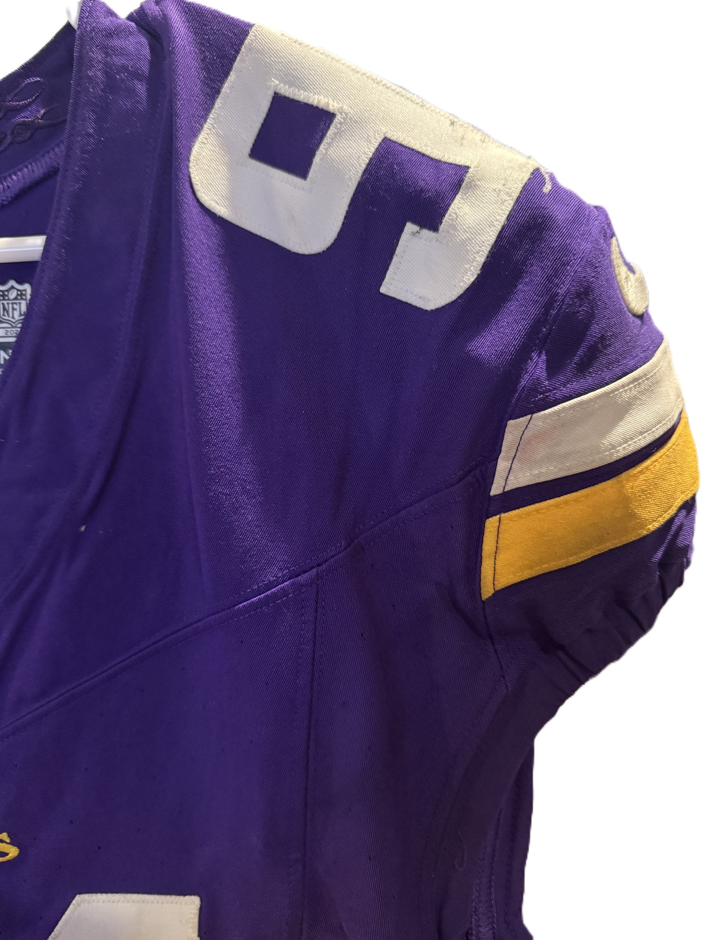 Pat Jones II GAME USED 10/06/24 PHOTO MATCHED 📸 Minnesota Vikings 👕 Jersey vs. New York Jets London Game ✅ Inc. PSA Authenticity