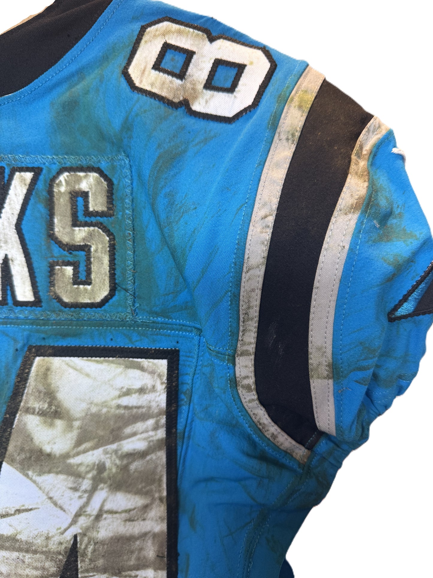 Feleipe Franks GAME WORN 💪 11/10/24 Carolina Panthers 🐆 NFL Jersey 👕 vs. Giants – NFL Munich Game - PSA Certified