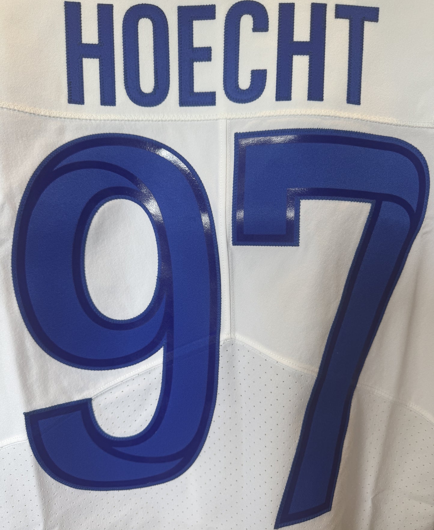 Michael Hoecht GAME-ISSUED💪Los Angeles Rams🐏NFL On-Field Jersey👕Inc.COA📄