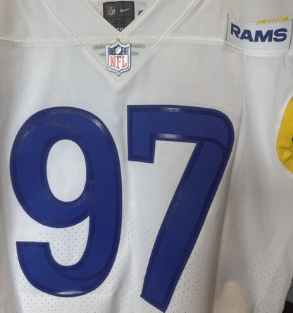 Michael Hoecht GAME-ISSUED💪Los Angeles Rams🐏NFL On-Field Jersey👕Inc.COA📄