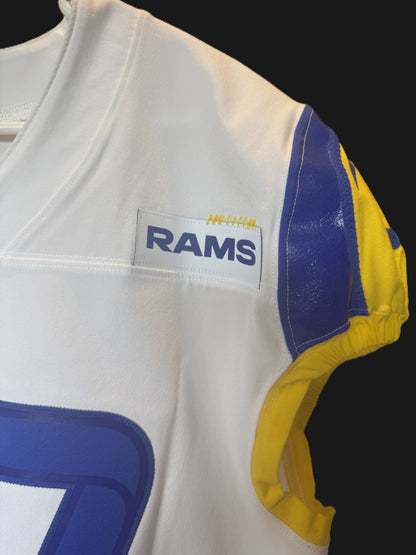 Michael Hoecht GAME-ISSUED💪Los Angeles Rams🐏NFL On-Field Jersey👕Inc.COA📄