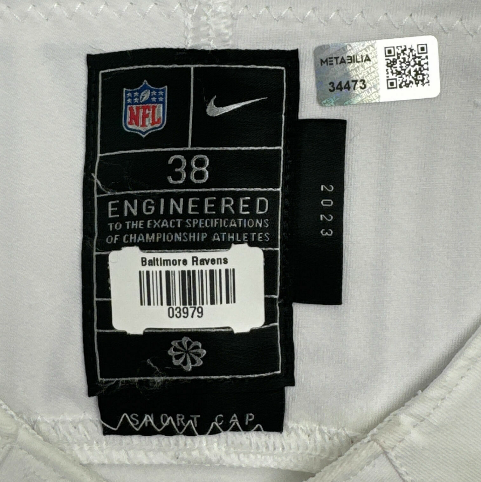 Justin Tucker GAME WORN💪11/17/24 Baltimore Ravens💜NFL Jersey + Pants set vs. Steelers