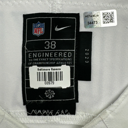 Justin Tucker GAME WORN💪11/17/24 Baltimore Ravens💜NFL Jersey + Pants set vs. Steelers