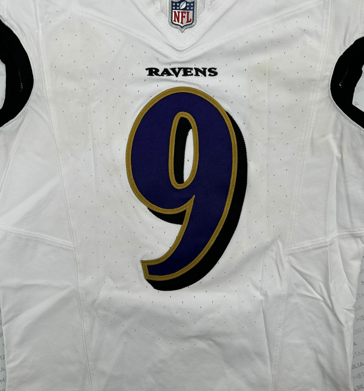 Justin Tucker GAME WORN💪11/17/24 Baltimore Ravens💜NFL Jersey + Pants set vs. Steelers