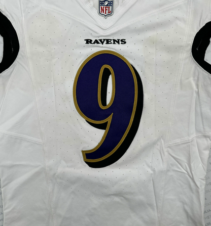 Justin Tucker GAME WORN💪11/17/24 Baltimore Ravens💜NFL Jersey + Pants set vs. Steelers