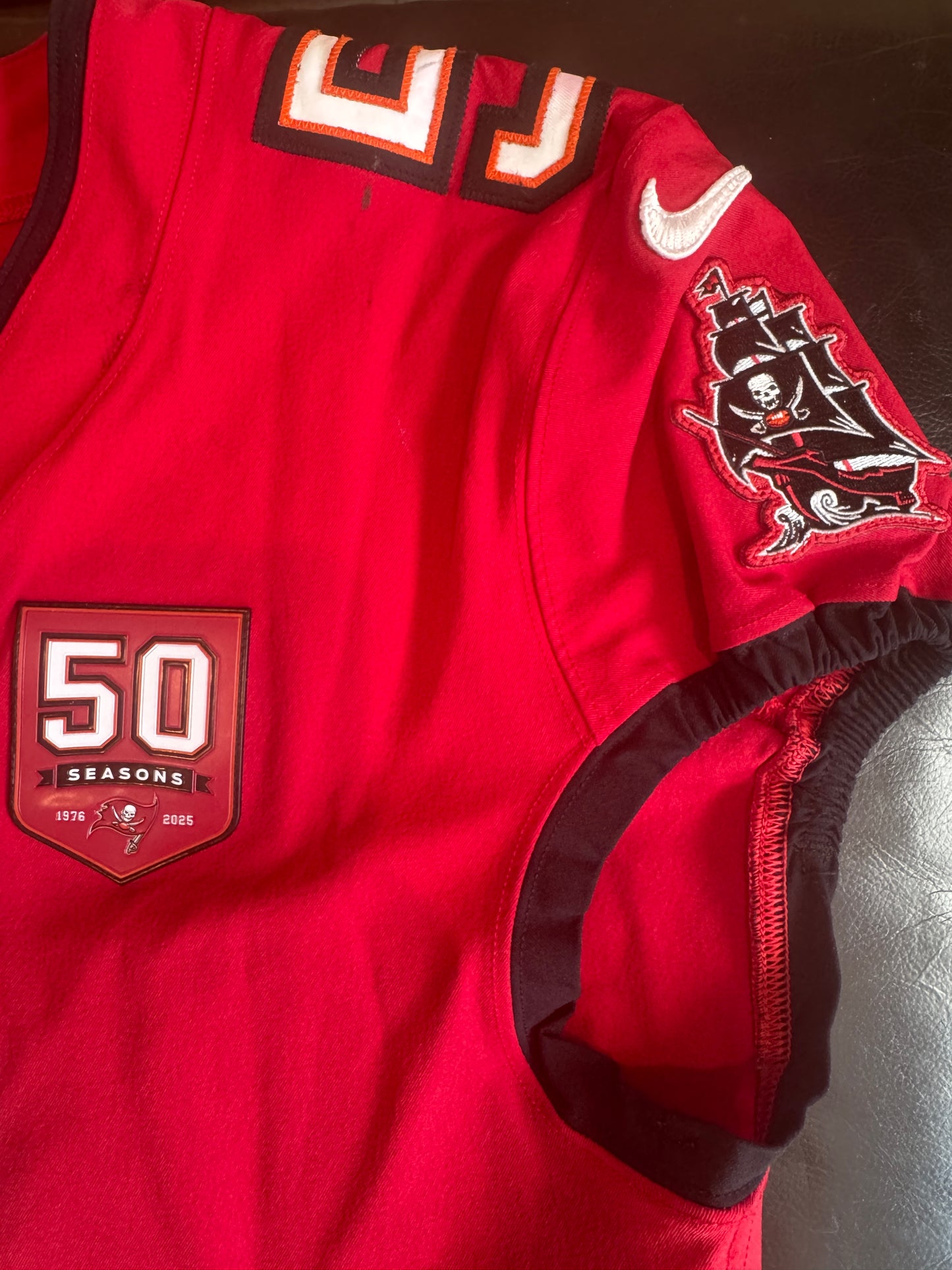Haason Reddick GAME-WORN💪09/15/25 Tampa Bay Buccaneers On-Field NFL Jersey👕