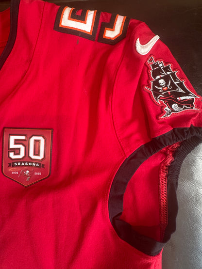 Haason Reddick GAME-WORN💪09/15/25 Tampa Bay Buccaneers On-Field NFL Jersey👕
