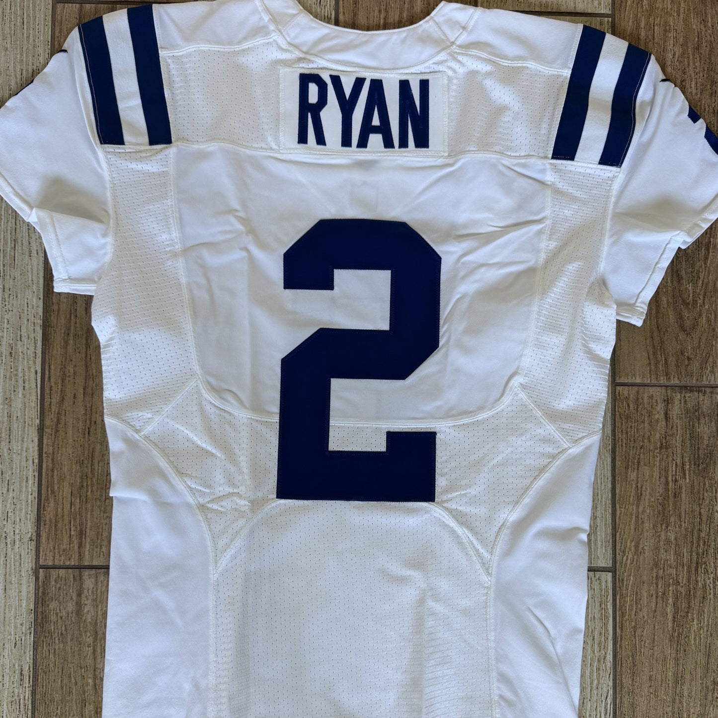 Matt Ryan TEAM ISSUED 💪 Indianapolis Colts 🐎 Nike NFL Jersey 👕Also  Includes COA 🛡️ and Captain's Patch