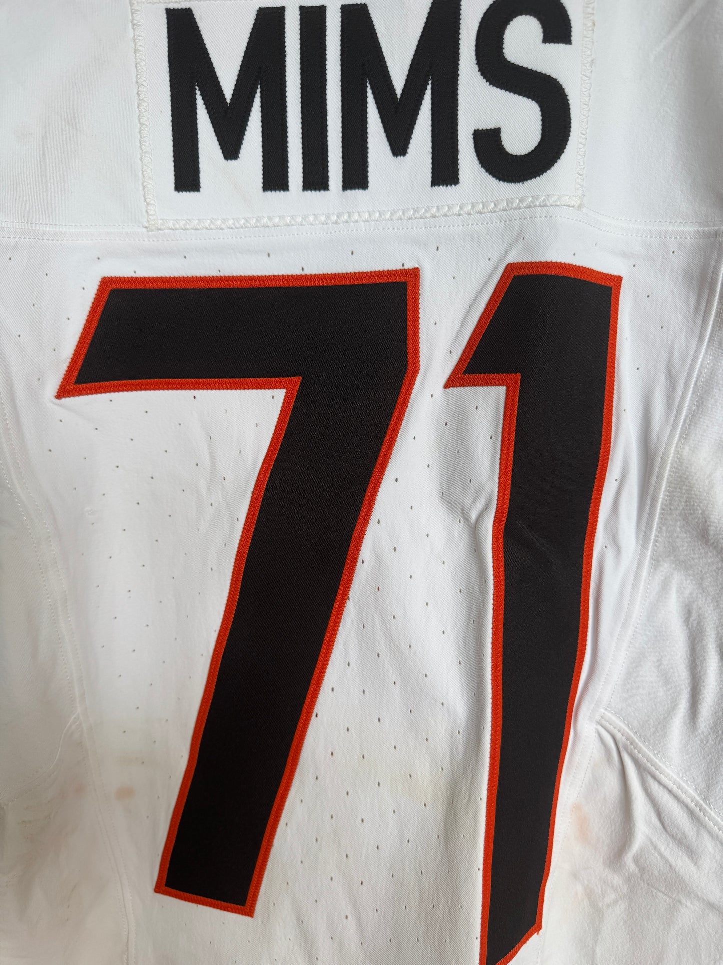 Amarius Mims GAME-WORN 09/29/25💪Cincinnati Bengals🐅NFL Jersey vs. Denver Broncos🐎