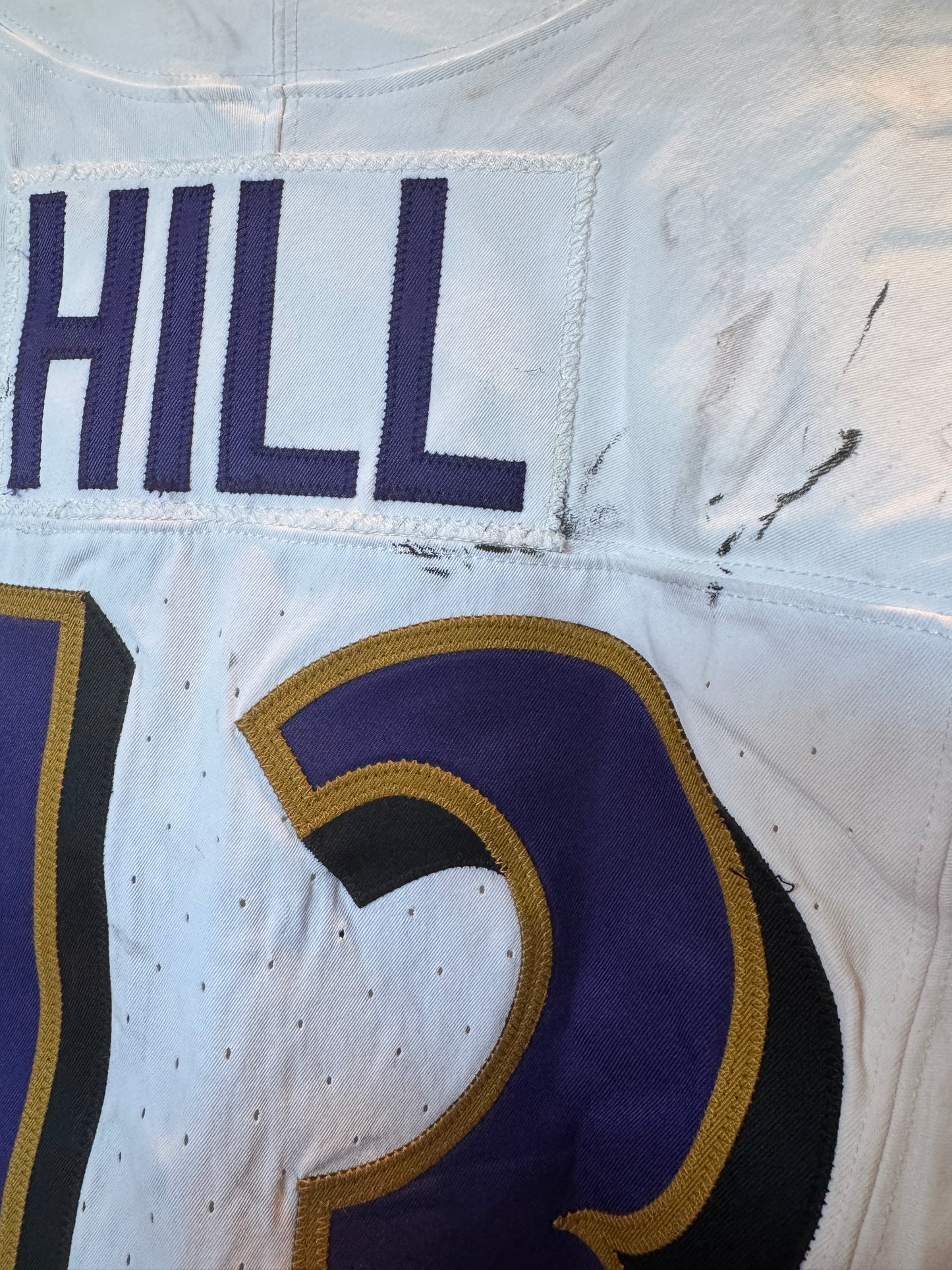 Justice Hill GAME-WORN💪10/06/24 PHOTO-MATCHED📸Baltimore Ravens💜NFL Jersey vs. Bengals