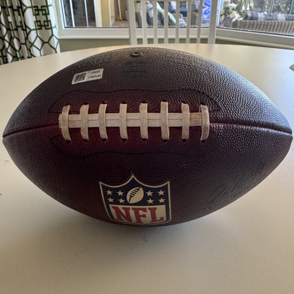 Andy Reid Hand-Signed + Inscribed "12th Chiefs Season" Game-Used Ball 01/05/25 Kansas City Chiefs vs. Denver Broncos
