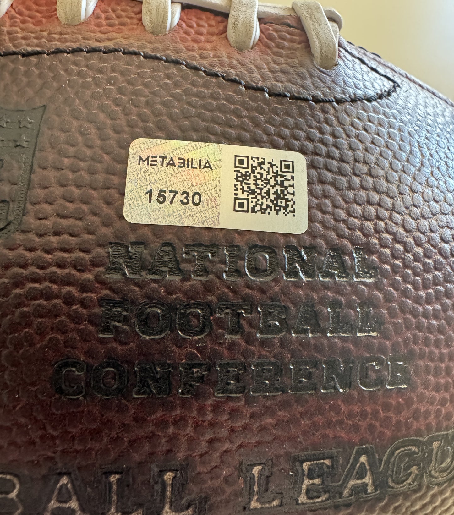 Brian Thomas Jr. Signed + GAME-USED 💪 12/01/24 Jacksonville Jaguars 🐆 NFL Wilson Ball 🏈 vs. Houston Texans