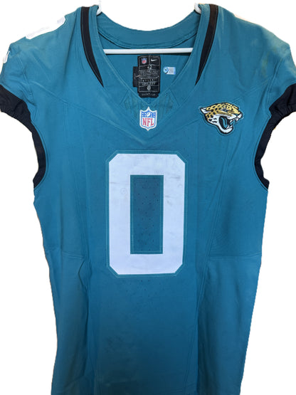 Devin Lloyd GAME-WORN 10/12/25 Jacksonville Jaguars🐆NFL Nike Jersey👕vs. Seahawks