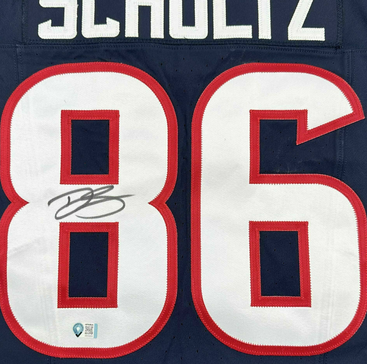 Dalton Schultz SIGNED ✍️ Game-Issued Houston Texans 🐂 Nike NFL Jersey inc COA ⭐