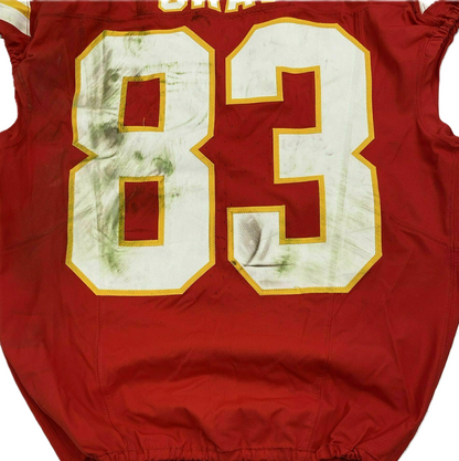 Noah Gray GAME WORN 10/27/25 Kansas City Chiefs Nike NFL Jersey vs. Commanders Inc. COA 🛡️