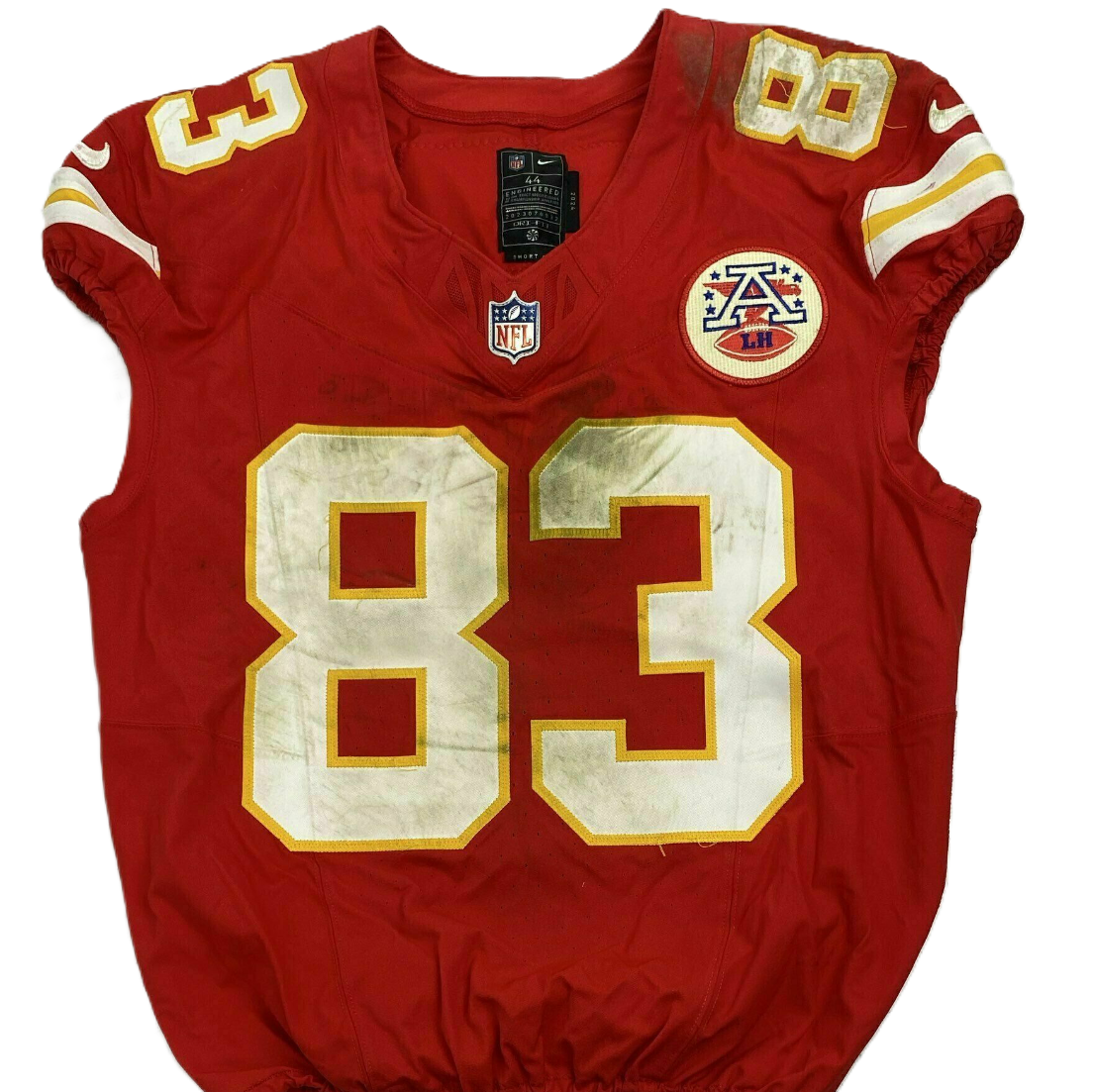 Noah Gray GAME WORN 10/27/25 Kansas City Chiefs Nike NFL Jersey vs. Commanders Inc. COA 🛡️