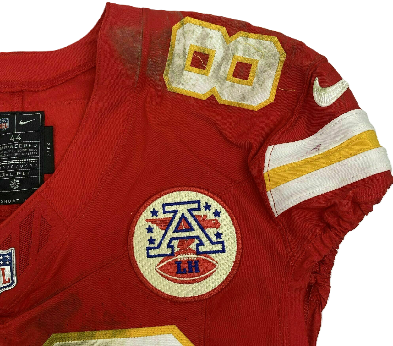 Noah Gray GAME WORN 10/27/25 Kansas City Chiefs Nike NFL Jersey vs. Commanders Inc. COA 🛡️
