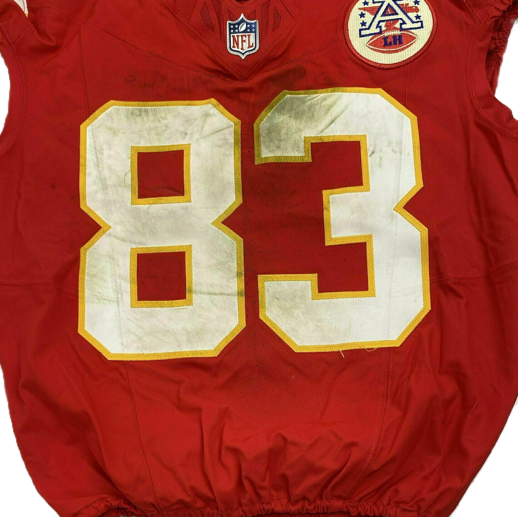 Noah Gray GAME WORN 10/27/25 Kansas City Chiefs Nike NFL Jersey vs. Commanders Inc. COA 🛡️