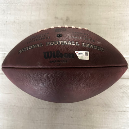 Chase Young GAME-USED & HAND-SIGNED Washington Commanders | NFL Wilson Duke Football – “2020 Rookie Season Game Used” Inscription | 10/11/20 vs. Rams | Fanatics COA ❤️💛