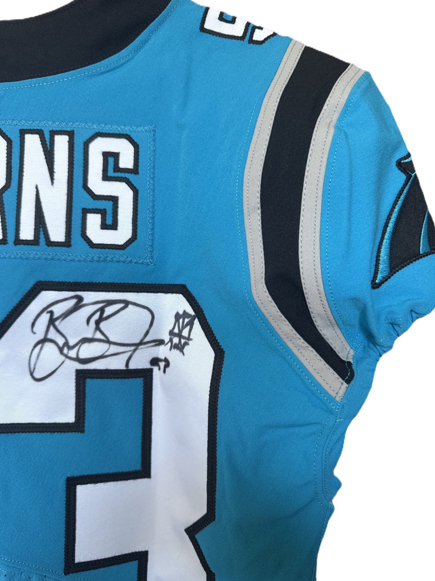 Brian Burns Hand Signed ✍️ AUTHENTIC 💪 Carolina Panthers On-Field NFL Jersey Inc. PSA Certification 🛡️
