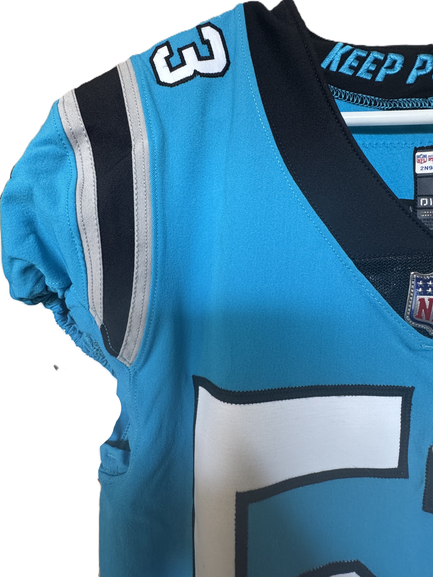 Brian Burns Hand Signed ✍️ AUTHENTIC 💪 Carolina Panthers On-Field NFL Jersey Inc. PSA Certification 🛡️