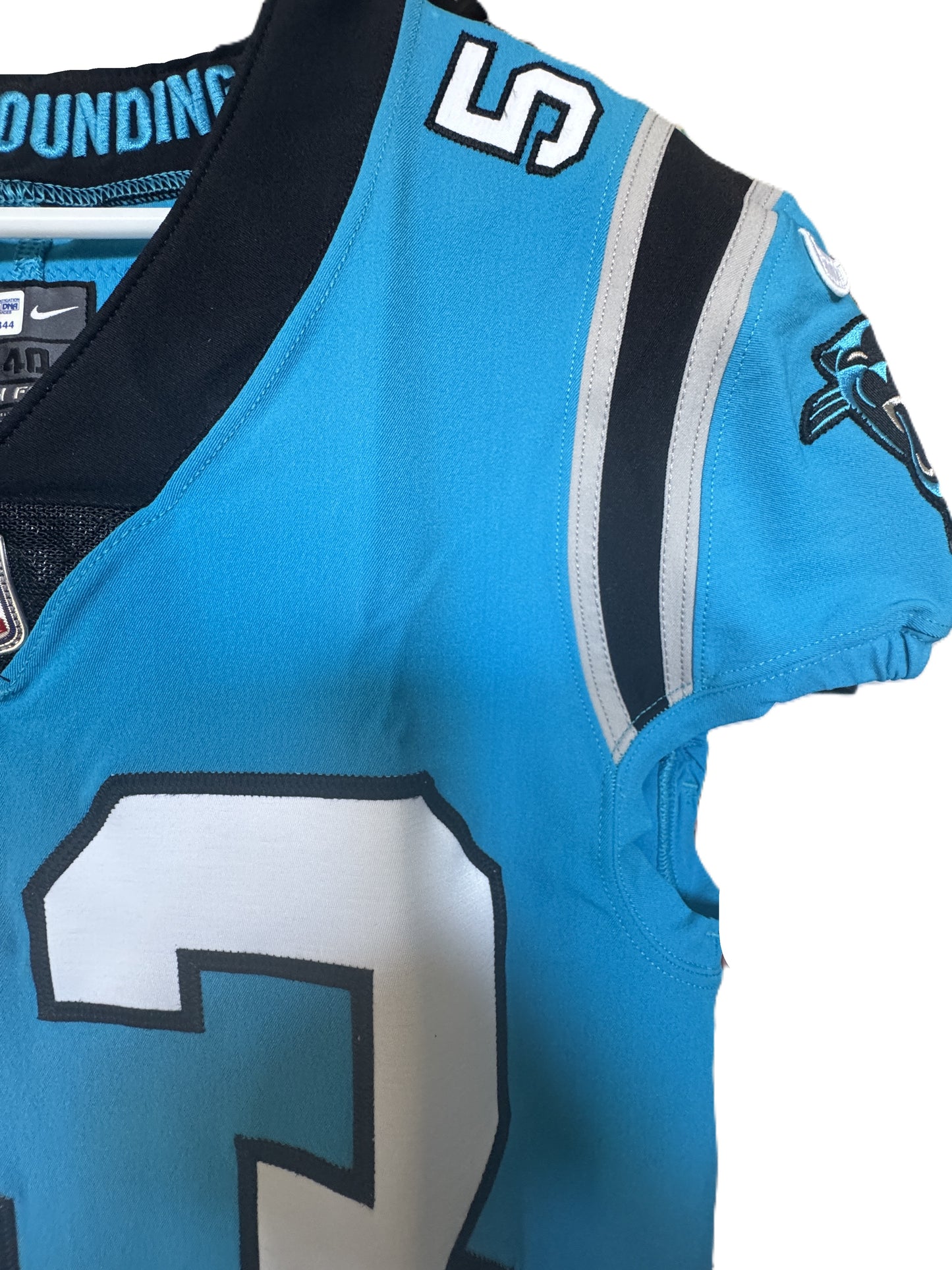 Brian Burns Hand Signed ✍️ AUTHENTIC 💪 Carolina Panthers On-Field NFL Jersey Inc. PSA Certification 🛡️