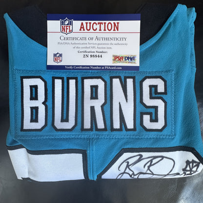 Brian Burns Hand Signed ✍️ AUTHENTIC 💪 Carolina Panthers On-Field NFL Jersey Inc. PSA Certification 🛡️