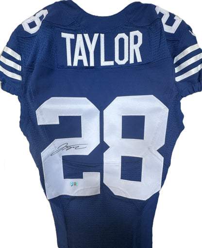 Jonathan Taylor SIGNED TEAM ISSUED Indianapolis Colts Nike NFL Jersey 👕 Inc. COA