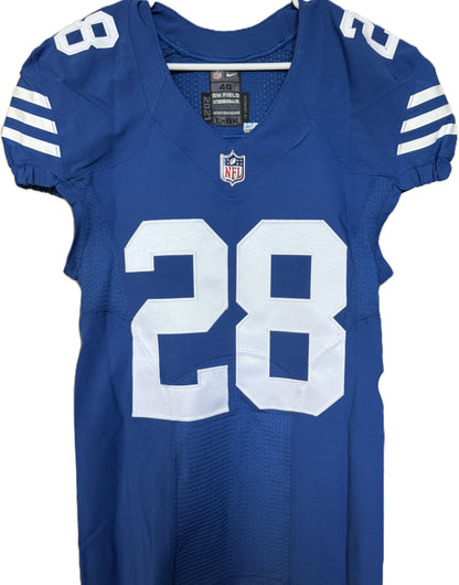 Jonathan Taylor SIGNED TEAM ISSUED Indianapolis Colts Nike NFL Jersey 👕 Inc. COA