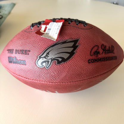 Brian Dawkins Signed ✍️Philadelphia Eagles Wilson Duke Metallic Football with "Weapon XIII" Inscription - Limited Edition 6 of 12⭐️