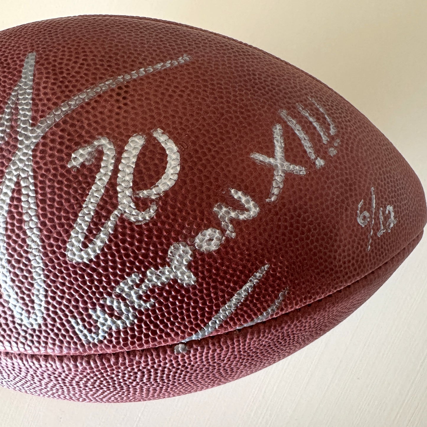 Brian Dawkins Signed ✍️Philadelphia Eagles Wilson Duke Metallic Football with "Weapon XIII" Inscription - Limited Edition 6 of 12⭐️