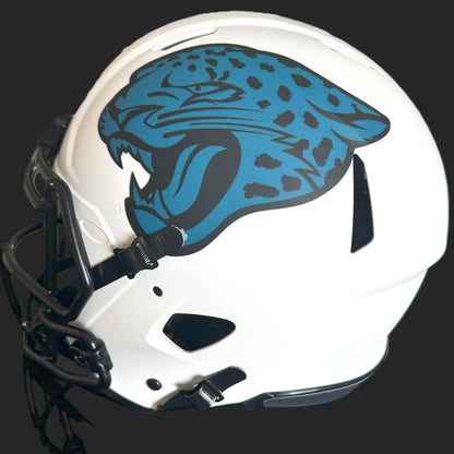 Trevor Lawrence Hand Signed ✍️ Jacksonville Jaguars 🐆 Full-Size Authentic On-Field Lunar Eclipse Alternate Speed NFL Helmet - Fanatics Authenticated 🛡️