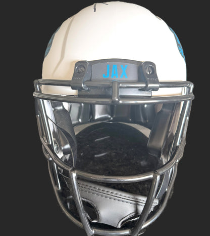Trevor Lawrence Hand Signed ✍️ Jacksonville Jaguars 🐆 Full-Size Authentic On-Field Lunar Eclipse Alternate Speed NFL Helmet - Fanatics Authenticated 🛡️
